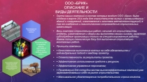 ООО Брик описание и виды деятельности