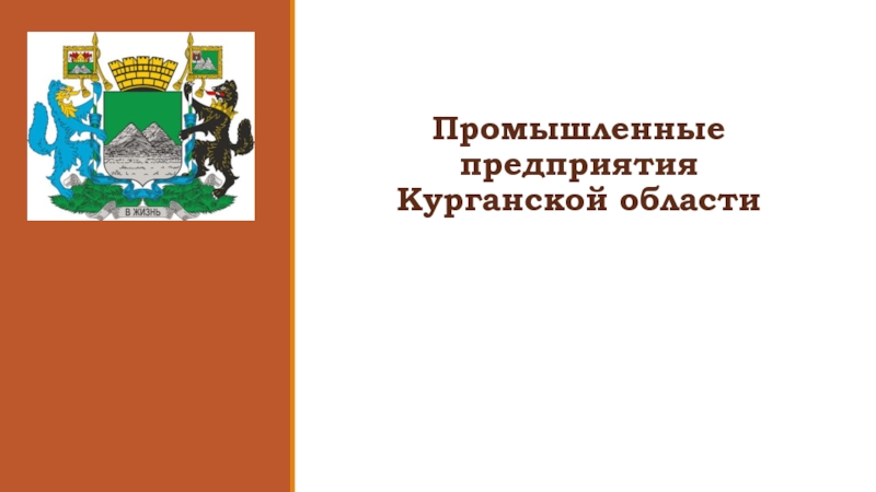 Презентация Промышленные предприятия Курганской области