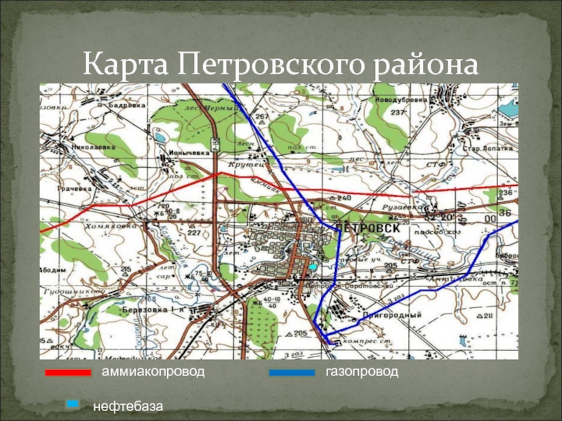 Большое петровское на карте