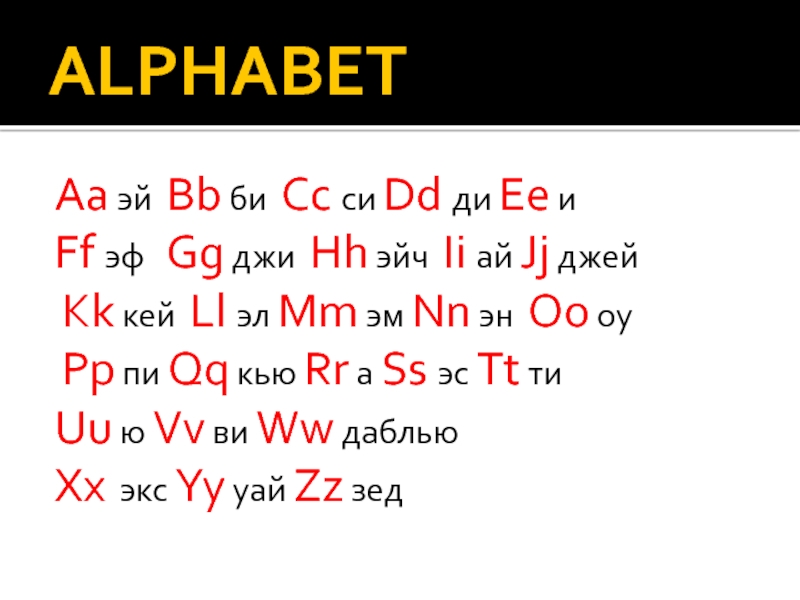 Английский эй би си ди