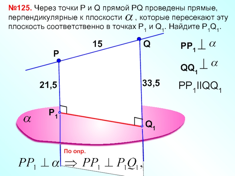 Прямая pq параллельна. Через точки p q прямой PQ проведены прямые перпендикулярные к плоскости. Через точки р и q прямой PQ проведены прямые перпендикулярные. Через p и q прямой PQ проведены прямые перпендикулярные к плоскости a. Прямая PQ параллельна плоскости a через точки p и q проведены прямые.