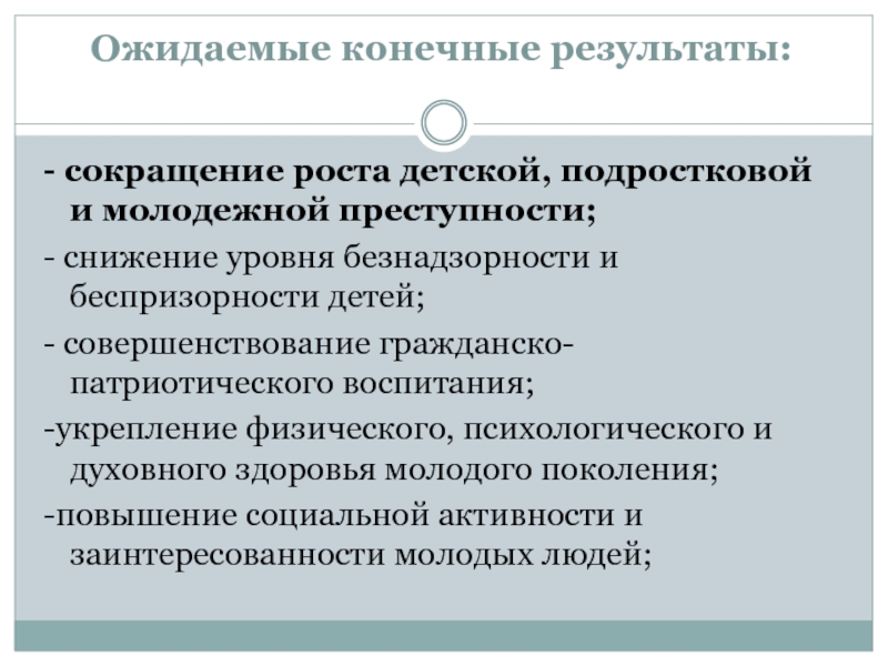 Социальные факторы молодежной преступности индивидуальный проект