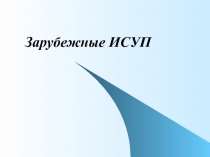 Зарубежные ИСУП