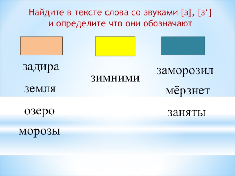 Звук Мороза. Почему на конце слова Мороз надо писать букву з.