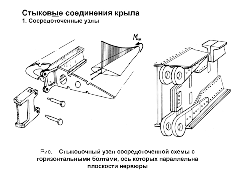 Чертеж лонжерона самолета