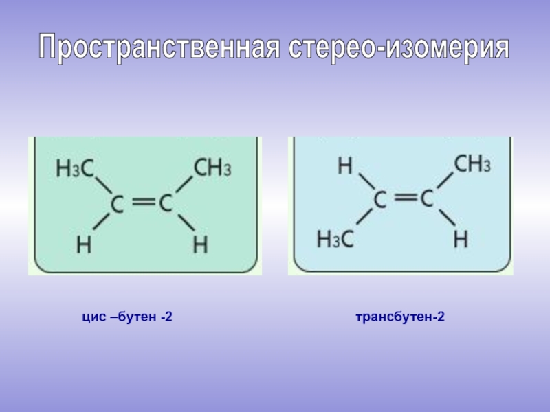 Пространственная изомерия характерна для. Цис изомер бутена 2. Цис-бутен-2 изомерия. Бутен 2 изомеры. Пространственная изомерия цис-бутен.