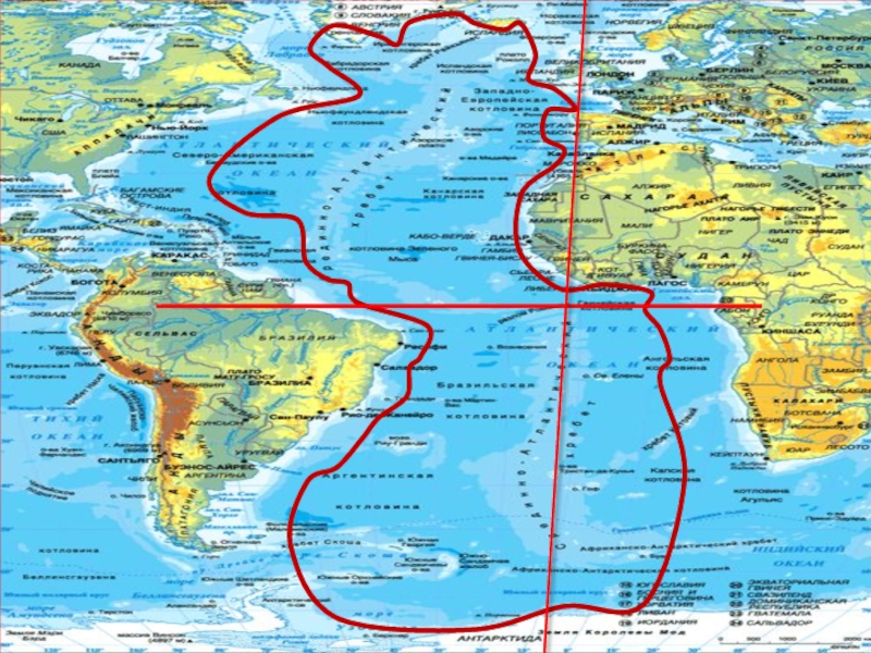 Реки атлантического океана на карте россии