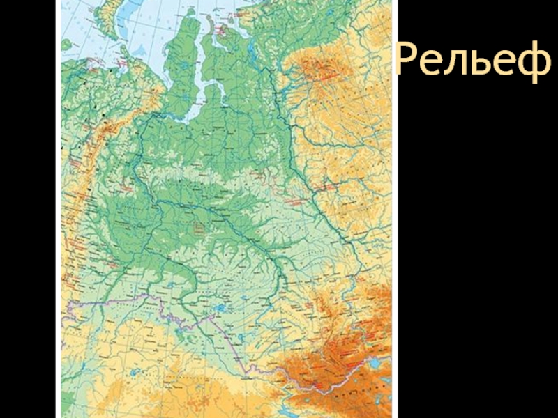 Рельефная карта западной сибири обнаруженная в 1999 году фото