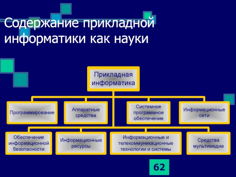 Наука сложных систем. Информатика как Прикладная дисциплина. Информатика как наука. Направления прикладной информатики. Информатика как научная область.