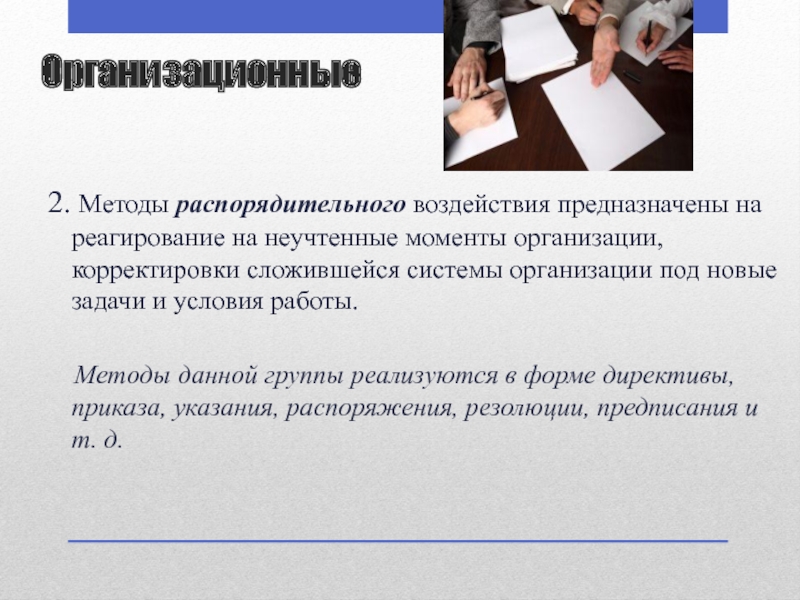 Предварительное рассмотрение и оценка проекта распорядительного документа реализуется в форме