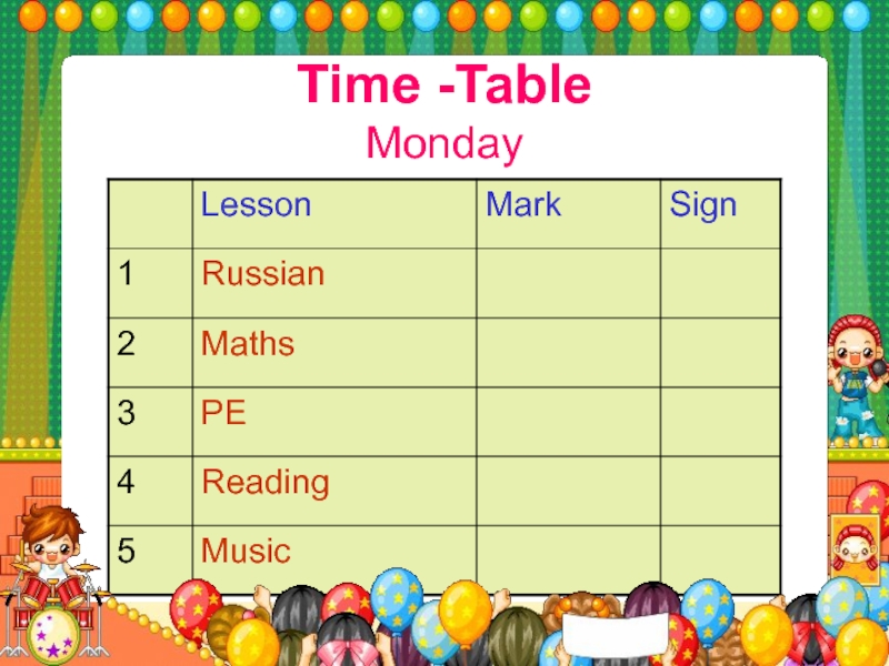 Timetable. Тайм тейбл. School timetable for Kids. Timetable английском языке.