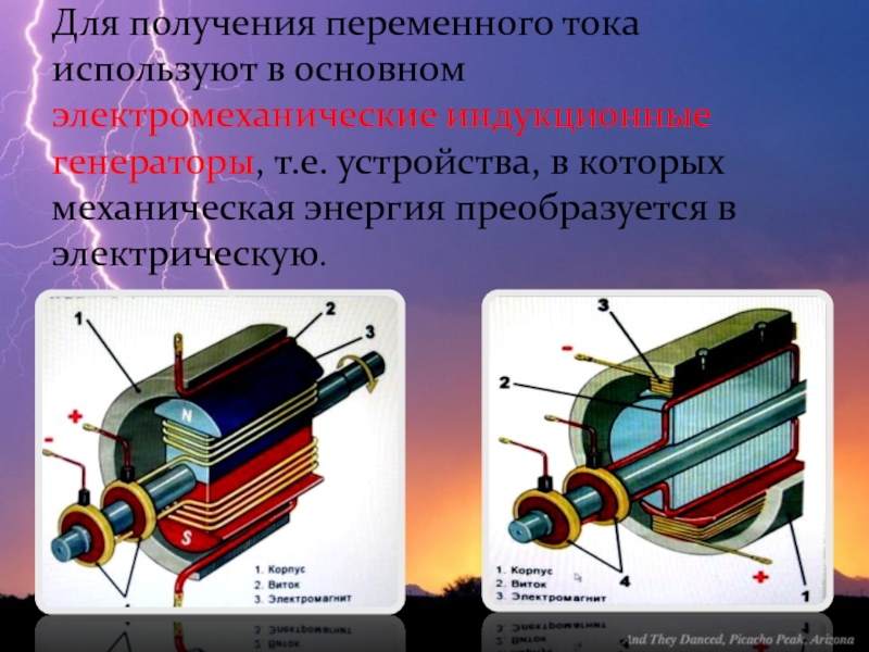 Электрогенератор презентация 9 класс