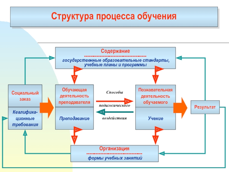 Формы учебного процесса