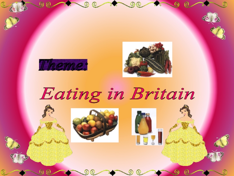 Презентация Eating in Britain