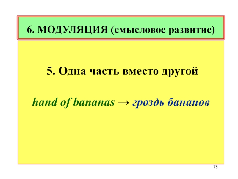 Смысловое развитие (модуляция). Модуляция, или смысловое развитие. Смысловое развитие в переводе.