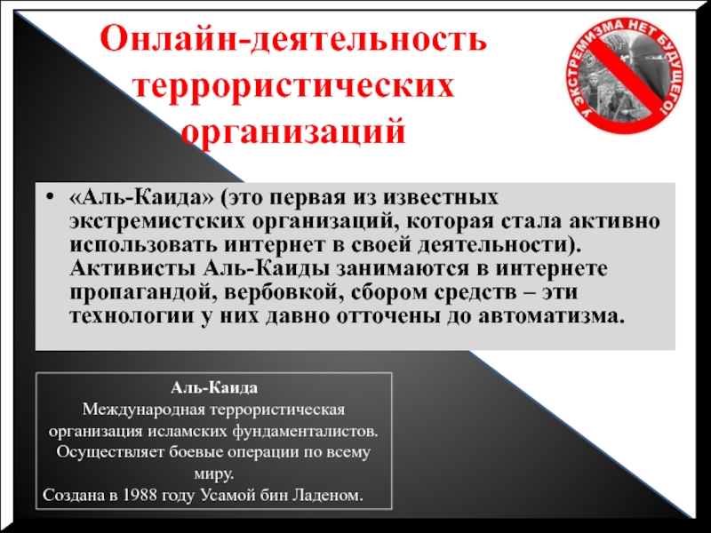 Перечень экстремистских и террористических организаций. Известные экстремистские организации. Экстремизм в интернете. Схема деятельность террористических организаций направлена. Деятельность международных экстремистских организаций с.