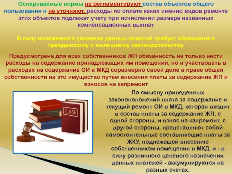 Объект норма. Предметы общего пользования. Оспаривание нормативных. Не регламентируется. Обжалованные нормы.