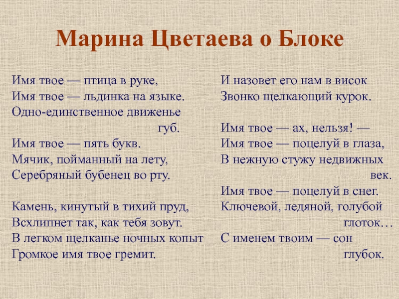 Название твоей. Имя твоё птица в руке Цветаева стих. Имя твое Цветаева. Имя твое птица в руке. Марина Цветаева блоку имя твоё.