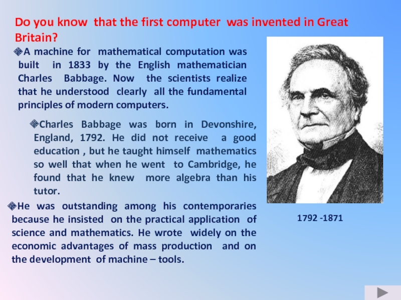 Was the computer invented. Computer invented. Who invented the Computer. When was Computer invented. He built the first freely Programmable Computer..