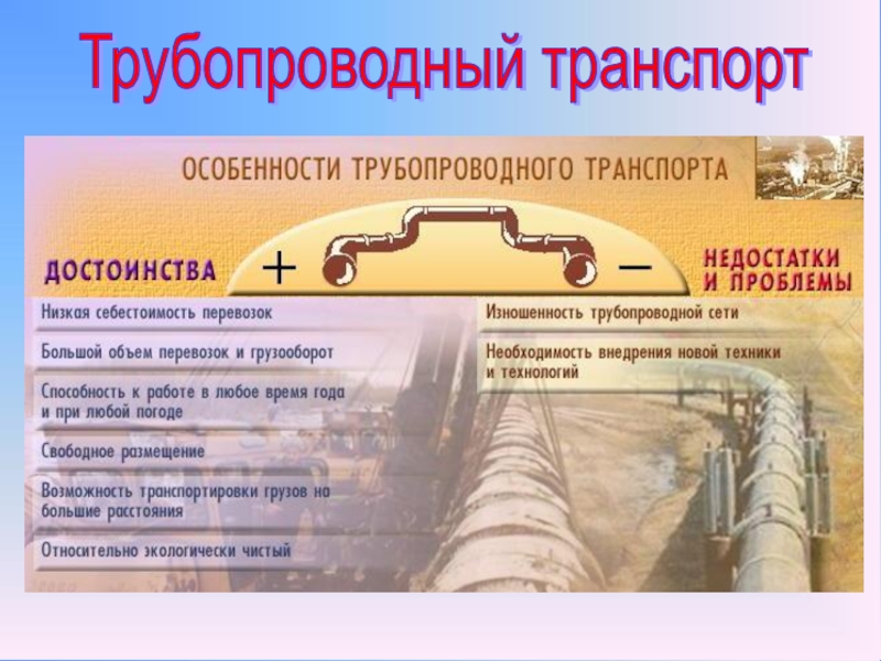 Трубопроводный транспорт россии презентация