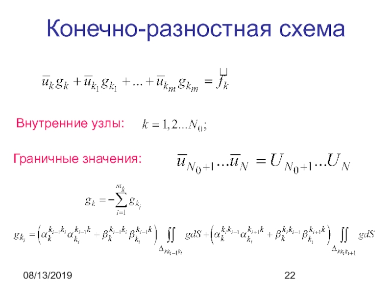 Нелинейная разностная схема