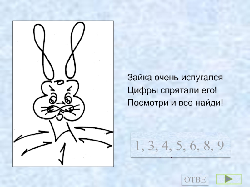 Рисунок состоящий из 1 и 0. Зайка из цифр. Рисунок в котором спряталась цифра 4. Назови цифры из которых состоит рисунок. Нарисовать зайца из цифр.