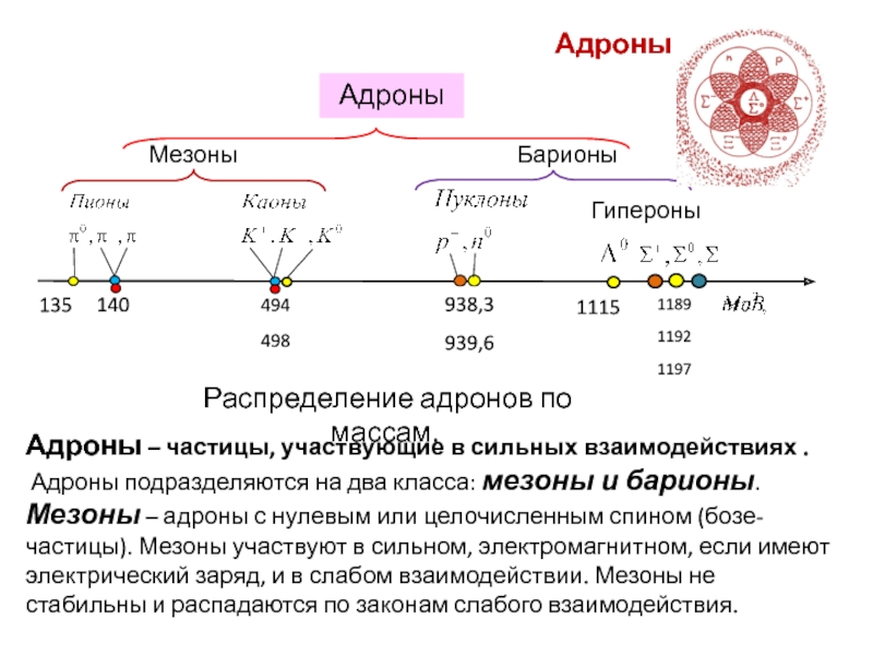 Элементарные частицы презентация 11 класс. Элементарные частицы адроны. Адроны и Барионы. Барионы это элементарные частицы. Из чего состоит адрон.