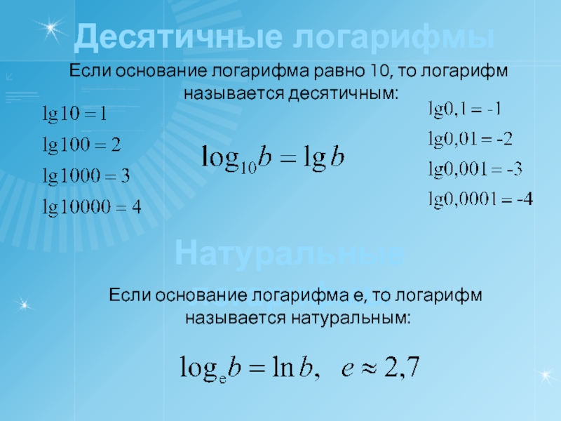 Ln основание. LG Ln логарифмы. LG это log10. Формулы десятичных логарифмов LG. Логарифмы формулы LG(X+A).
