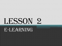LESSON 2