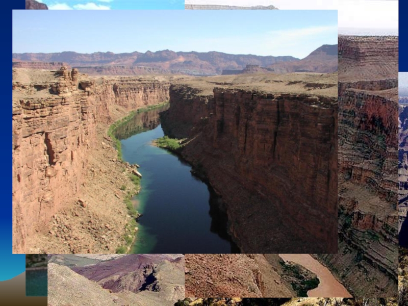 Полезные ископаемые стран северной америки. Большой каньон Колорадо полезные ископаемые. Рельеф Колорадо. Рельеф Северной Америки. Река Колорадо Северной Америки презентация.