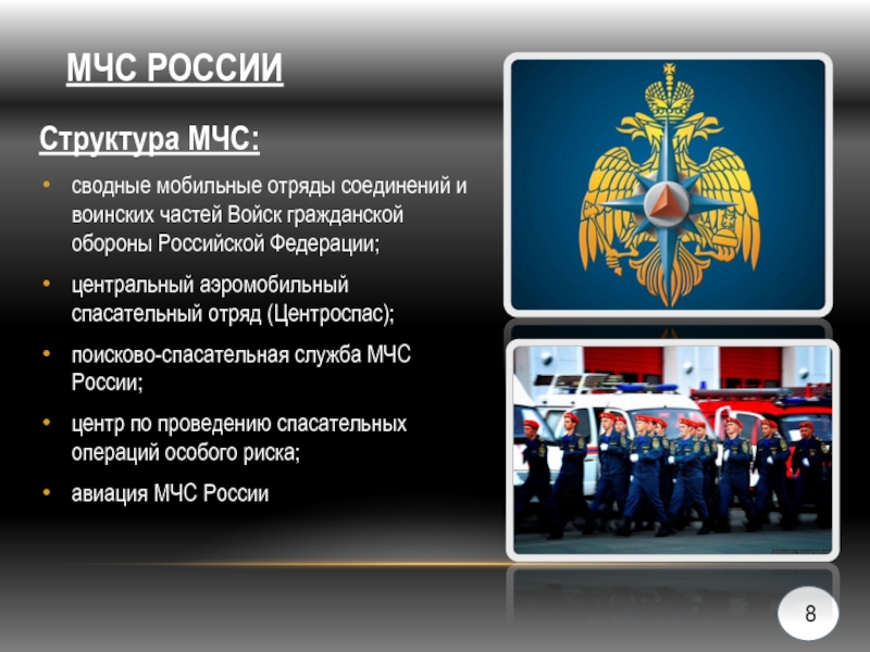 Организация службы в мчс россии