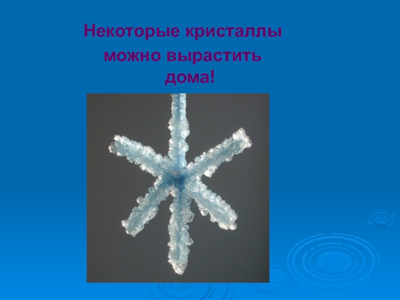 Проект выращивание кристаллов в домашних условиях 2 класс