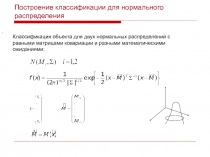 Построение классификации для нормального распределения 