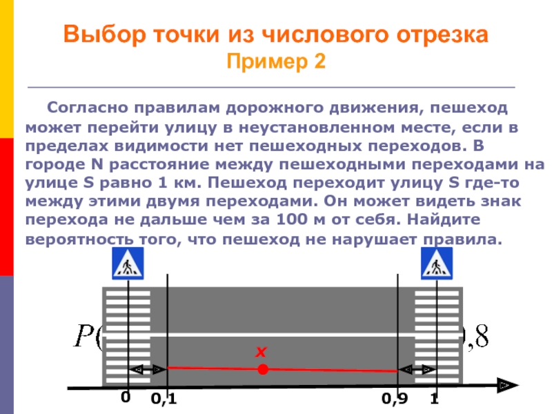 Выберите точки. Выбор точки из числового отрезка. Расстояние пешеходного переход видимость. Видимость на пешеходном переходе. Предел видимости.