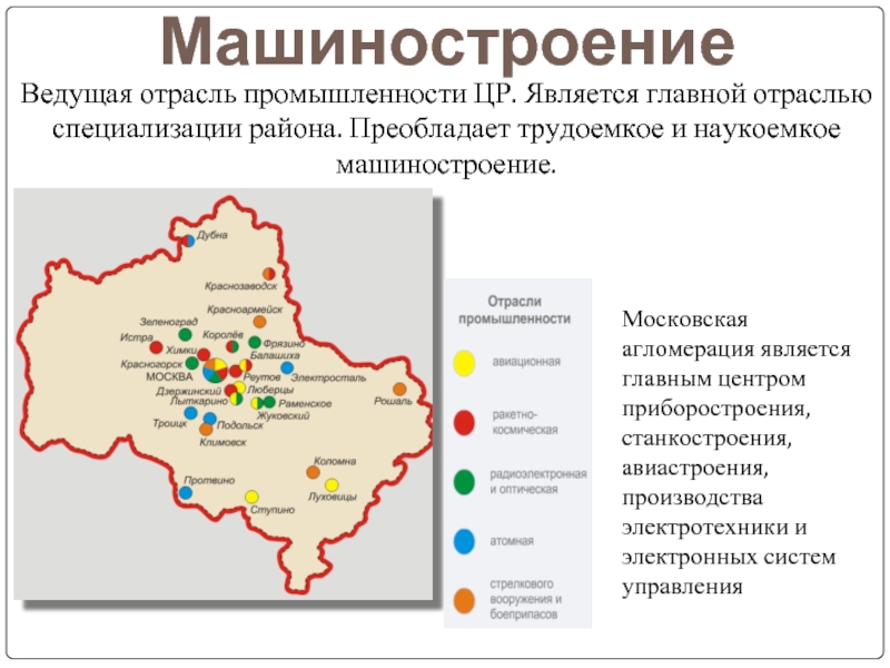 Районы центральной россии москва и московский столичный регион 9 класс презентация