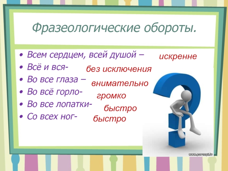 Презентация по русскому языку 6 класс определительные местоимения