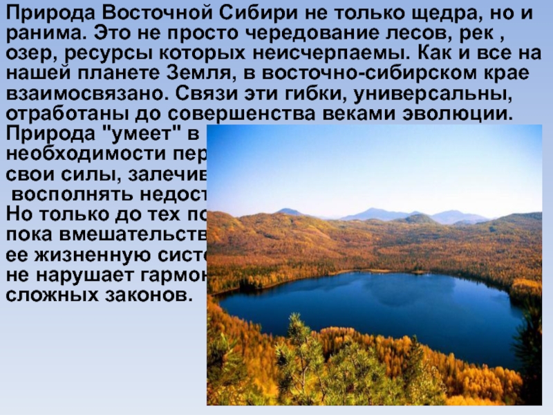 Природа сибири кратко. Восточная Сибирь природа. Образ Северо Восточной Сибири. Образ Восточной или Северо-Восточной Сибири.