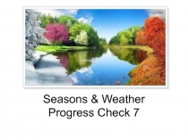 Seasons and weather 5 класс