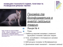 ІНОВАЦІЙНІ ТЕХНОЛОГІЇ ГОДІВЛІ, ГЕНЕТИКИ ТА РОЗВЕДЕННЯ ДРІБНИХ ТВАРИН