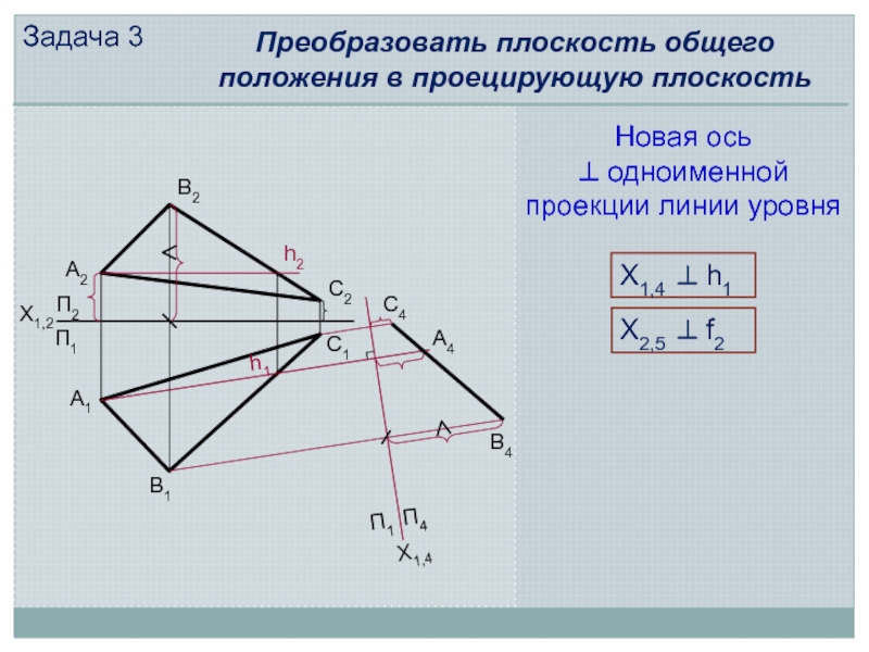 Плоскости общего положения чертеж