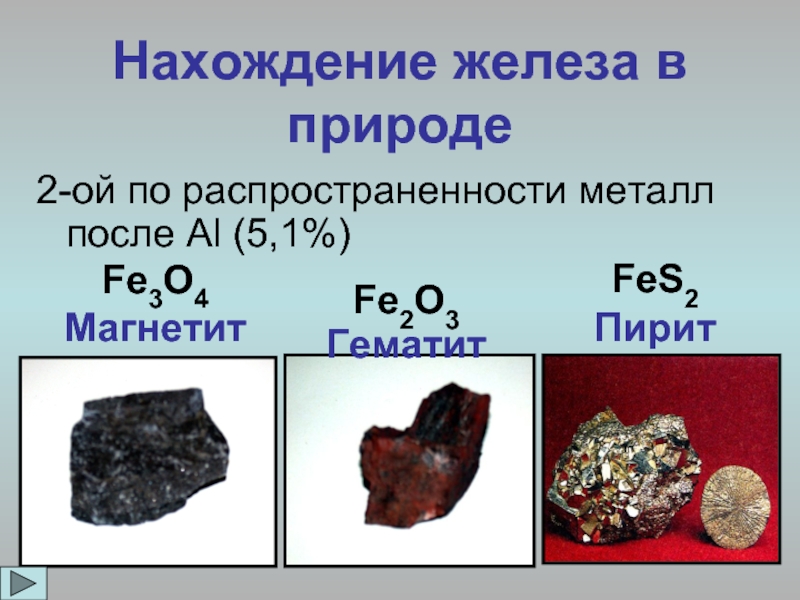 Презентация железо 11 класс профильный уровень