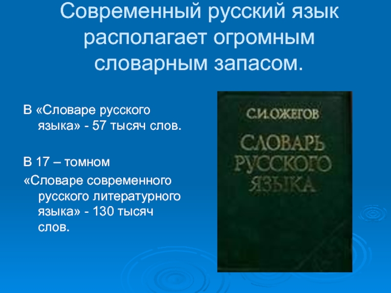 Русский язык 130. Словарь 1000 слов русский. Русский язык располагает большим запасом слов. Огромный лексический запас русского языка. Доклад 1000 слов.