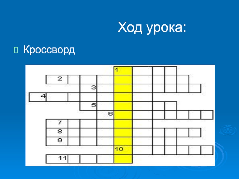 Кроссворд уроки французского 10 вопросов