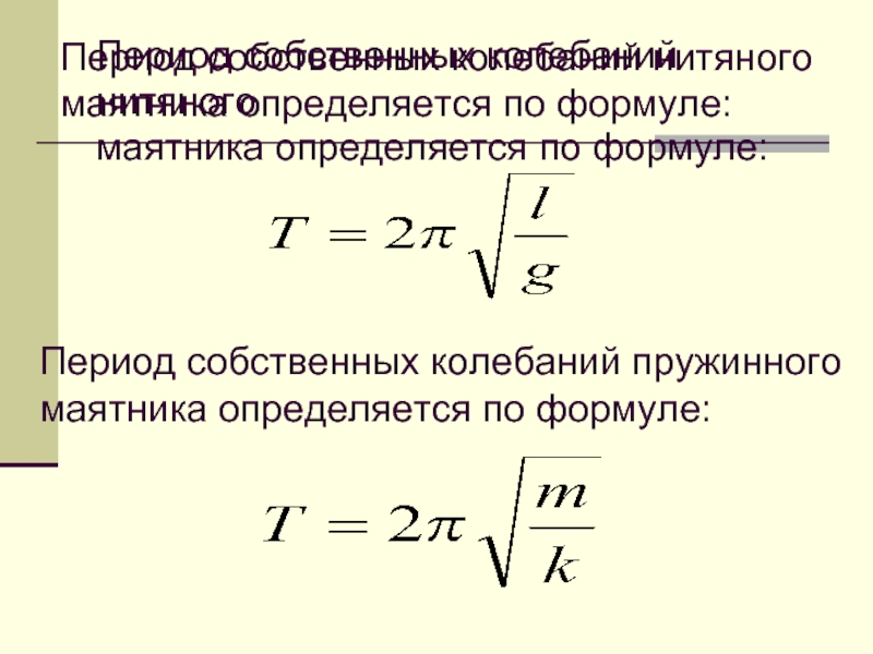 Период колебаний крутильного маятника