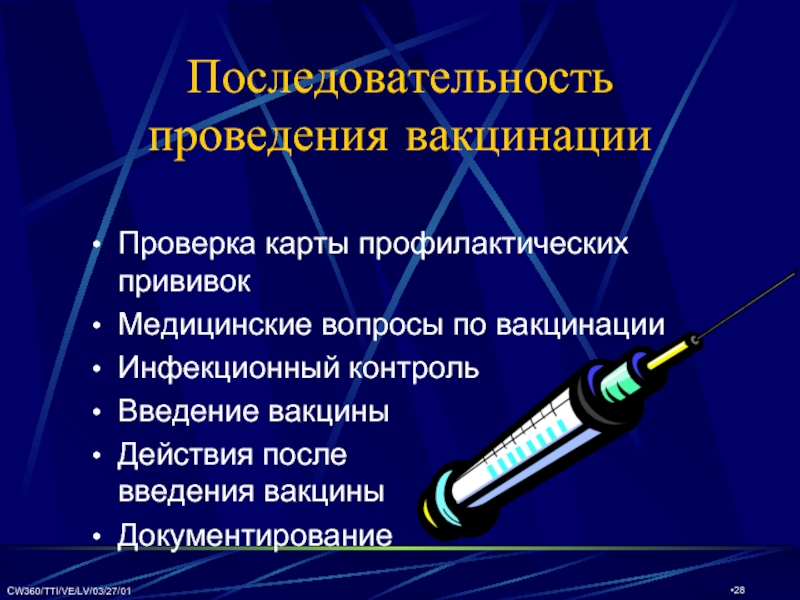 Презентация по вакцинации