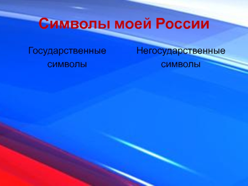 Презентация Символы России