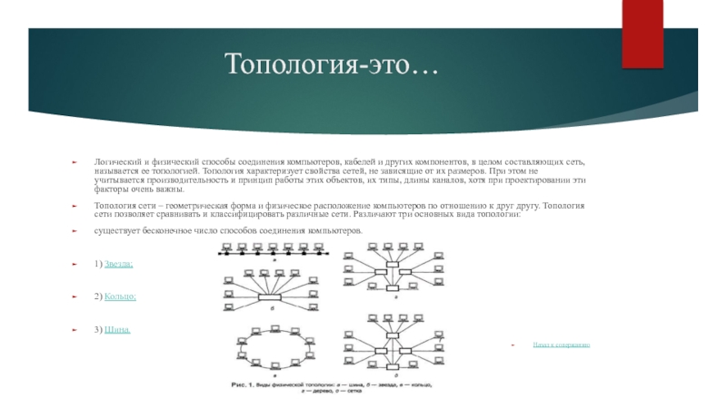Контрольная работа: Виды информационных сетей и их топология