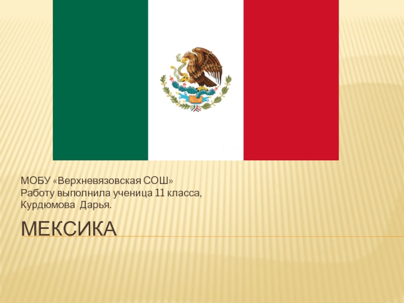 Экономическое устройство Мексики.