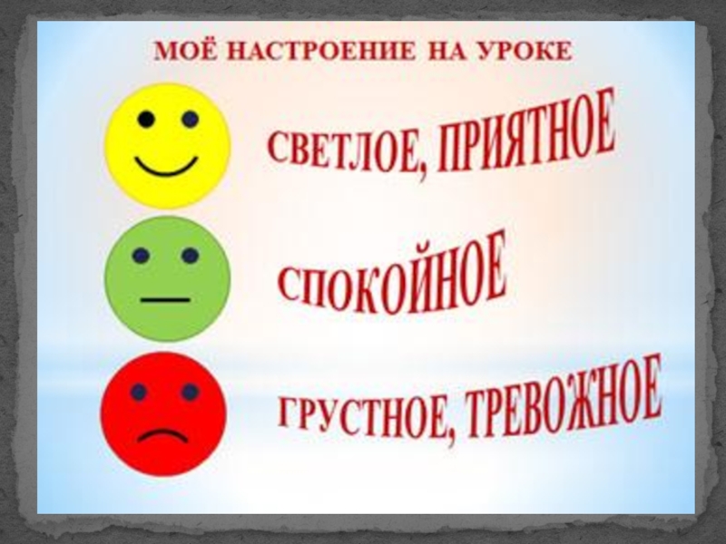 Какое бывает настроение 1 класс презентация школа 21 века