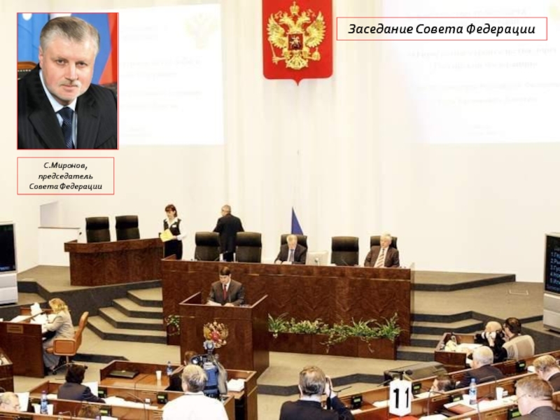 8. Россия в 21 веке Заседание Совета ФедерацииС.Миронов, председатель Совета Федерации Заседание Совета ФедерацииС.Миронов, председатель Совета Федерации